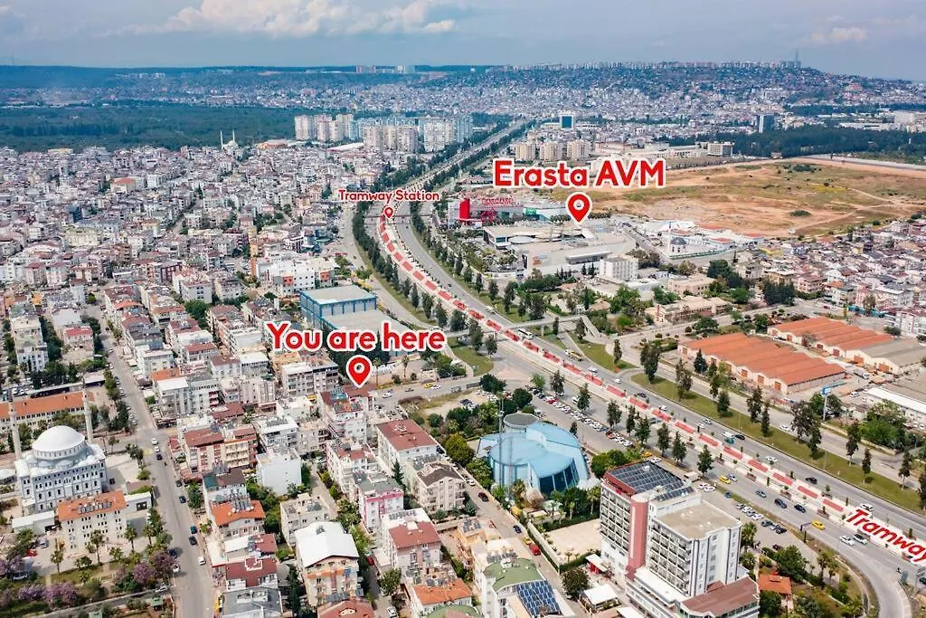 Konyaalti Sahiline Arac Ile 5 Dk Merkezi Konum '14' Antalya 0*,  Turkije