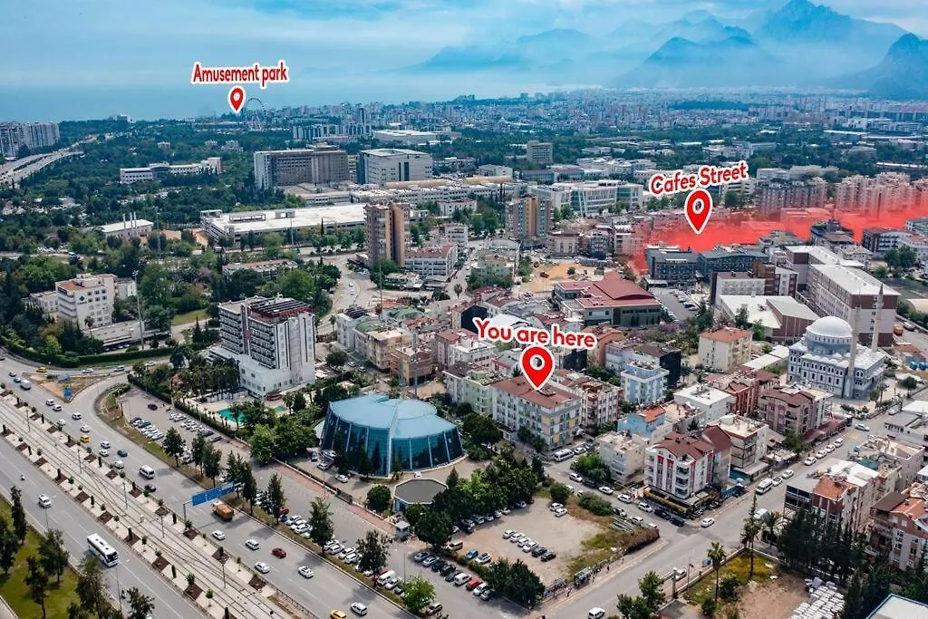 Appartement Konyaalti Sahiline Arac Ile 5 Dk Merkezi Konum '14' Antalya Turkije